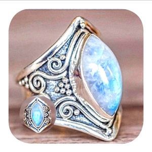 COPY - MOON -STone ring